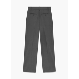 Mint Velvet Grey Pleated Tailored Trousers